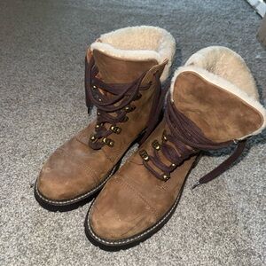Frye Women’s Leather Suede Shearling Winter Boot